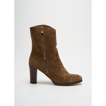 ALIWELL - Bottines/Boots marron en cuir - Femme - Taille 36 - Modz