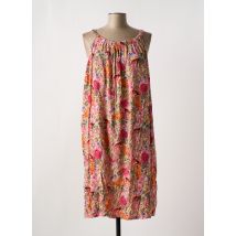 ZHENZI - Robe mi-longue rose en polyester - Femme - Taille 42 - Modz