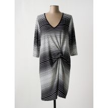 3322 - Robe mi-longue noir en polyester - Femme - Taille 44 - Modz