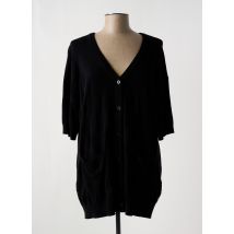ZHENZI - Gilet manches longues noir en viscose - Femme - Taille 42 - Modz