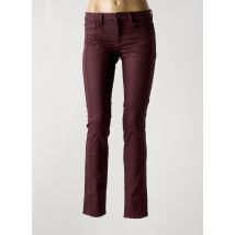 COUTURIST - Jeans coupe slim rouge en coton - Femme - Taille 36 - Modz