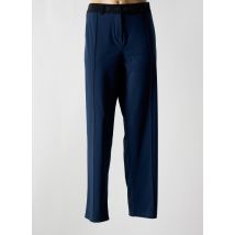 3322 - Pantalon droit bleu en polyamide - Femme - Taille 46 - Modz