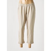 G!OZE - Pantalon 7/8 beige en viscose - Femme - Taille 46 - Modz