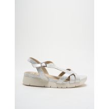 DORKING - Sandales/Nu pieds argent en cuir - Femme - Taille 40 - Modz