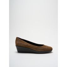 GEOX - Ballerines marron en cuir - Femme - Taille TU - Modz