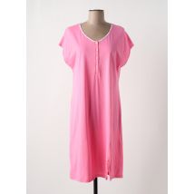 BARANDI - Chemise de nuit rose en coton - Femme - Taille 38 - Modz