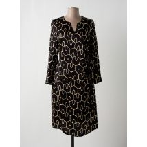 SIGNE NATURE - Robe mi-longue noir en viscose - Femme - Taille 40 - Modz