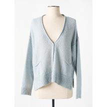 KOCCA - Gilet manches longues bleu en polyester - Femme - Taille 38 - Modz