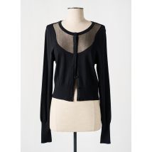 KOCCA - Gilet manches longues noir en viscose - Femme - Taille 42 - Modz