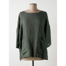 O'MER - Top vert en lin - Femme - Taille 36 - Modz