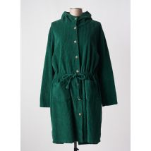 O'MER - Manteau long vert en coton - Femme - Taille 42 - Modz