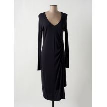 MYRINE & ME - Robe mi-longue noir en viscose - Femme - Taille 40 - Modz