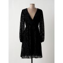 FRACOMINA - Robe mi-longue noir en viscose - Femme - Taille 38 - Modz