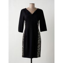 ELEONORA AMADEI - Robe mi-longue noir en viscose - Femme - Taille 40 - Modz