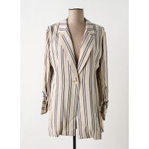 VILAGALLO - Blazer beige en viscose - Femme - Taille 42 - Modz