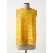 FRACOMINA - Top jaune en polyester - Femme - Taille 42 - Modz