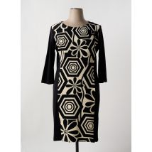 ELEONORA AMADEI - Robe mi-longue noir en viscose - Femme - Taille 48 - Modz