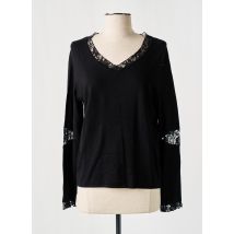COMMA - Pull noir en viscose - Femme - Taille 42 - Modz