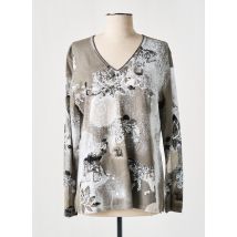 FABER - Pull gris en viscose - Femme - Taille 42 - Modz