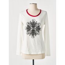 BASLER - T-shirt beige en coton - Femme - Taille 40 - Modz