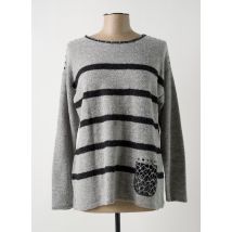 FABER - Pull gris en acrylique - Femme - Taille 42 - Modz