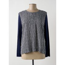 PURE BY LUCIA - T-shirt bleu en viscose - Femme - Taille 44 - Modz