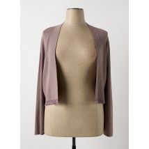 COMMA - Gilet manches longues marron en viscose - Femme - Taille 48 - Modz