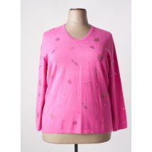 LUCIA - Pull rose en viscose - Femme - Taille 50 - Modz