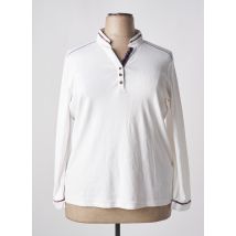 BASLER - T-shirt blanc en coton - Femme - Taille 52 - Modz