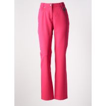 FABER - Pantalon droit rouge en coton - Femme - Taille 48 - Modz