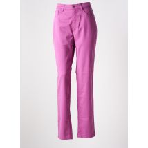 BRUNO SAINT HILAIRE - Pantalon slim violet en coton - Femme - Taille 44 - Modz