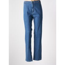 BRUNO SAINT HILAIRE - Jeans coupe slim bleu en coton - Femme - Taille 50 - Modz