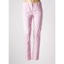 ATELIER GARDEUR - Pantalon slim rose en coton - Femme - Taille 38 - Modz
