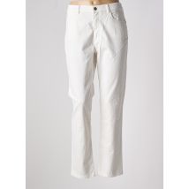BRUNO SAINT HILAIRE - Pantalon slim beige en coton - Femme - Taille 42 - Modz
