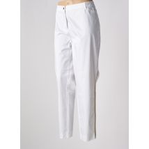FABER - Pantalon slim blanc en coton - Femme - Taille 50 - Modz