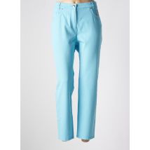 FABER - Pantalon slim bleu en coton - Femme - Taille 48 - Modz