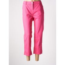 BASLER - Pantacourt rose en coton - Femme - Taille 48 - Modz