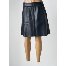 GIORGIO - Jupe courte bleu en cuir d'agneau - Femme - Taille 44 - Modz