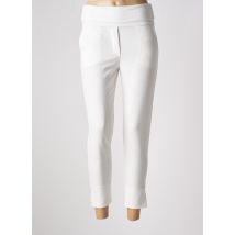 MANILA GRACE - Pantalon 7/8 blanc en polyester - Femme - Taille 38 - Modz