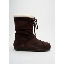 MOON BOOT - Bottines/Boots marron en cuir - Femme - Taille 42 - Modz