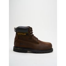 CAT - Bottines/Boots marron en cuir - Homme - Taille 41 - Modz