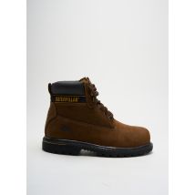 CAT - Bottines/Boots marron en cuir - Homme - Taille 40 - Modz