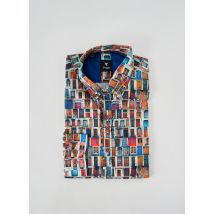 BEGGA - Chemise manches longues bleu en coton - Homme - Taille M - Modz