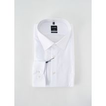 OLYMP - Chemise manches longues blanc en coton - Homme - Taille 3XL - Modz