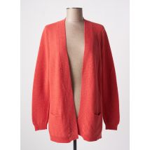 BARILOCHE - Gilet manches longues rouge en acrylique - Femme - Taille 36 - Modz
