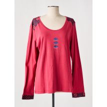 THALASSA - T-shirt rose en coton - Femme - Taille 46 - Modz