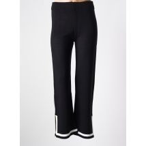 BARILOCHE - Pantalon large noir en acrylique - Femme - Taille 40 - Modz