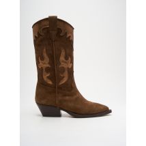 ALPE - Bottines/Boots marron en cuir - Femme - Taille 36 - Modz