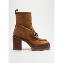 ALPE - Bottines/Boots marron en cuir - Femme - Taille 37 - Modz