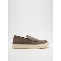 BLACKSTONE - Mocassins gris en cuir - Homme - Taille 44 - Modz